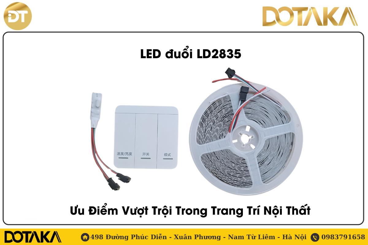 Ưu Điểm Vượt Trội Của LED Đuổi LD2835 Trong Trang Trí Nội Thất