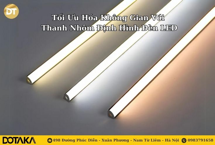 Tối Ưu Hóa Không Gian Với Thanh Nhôm Định Hình Đèn LED