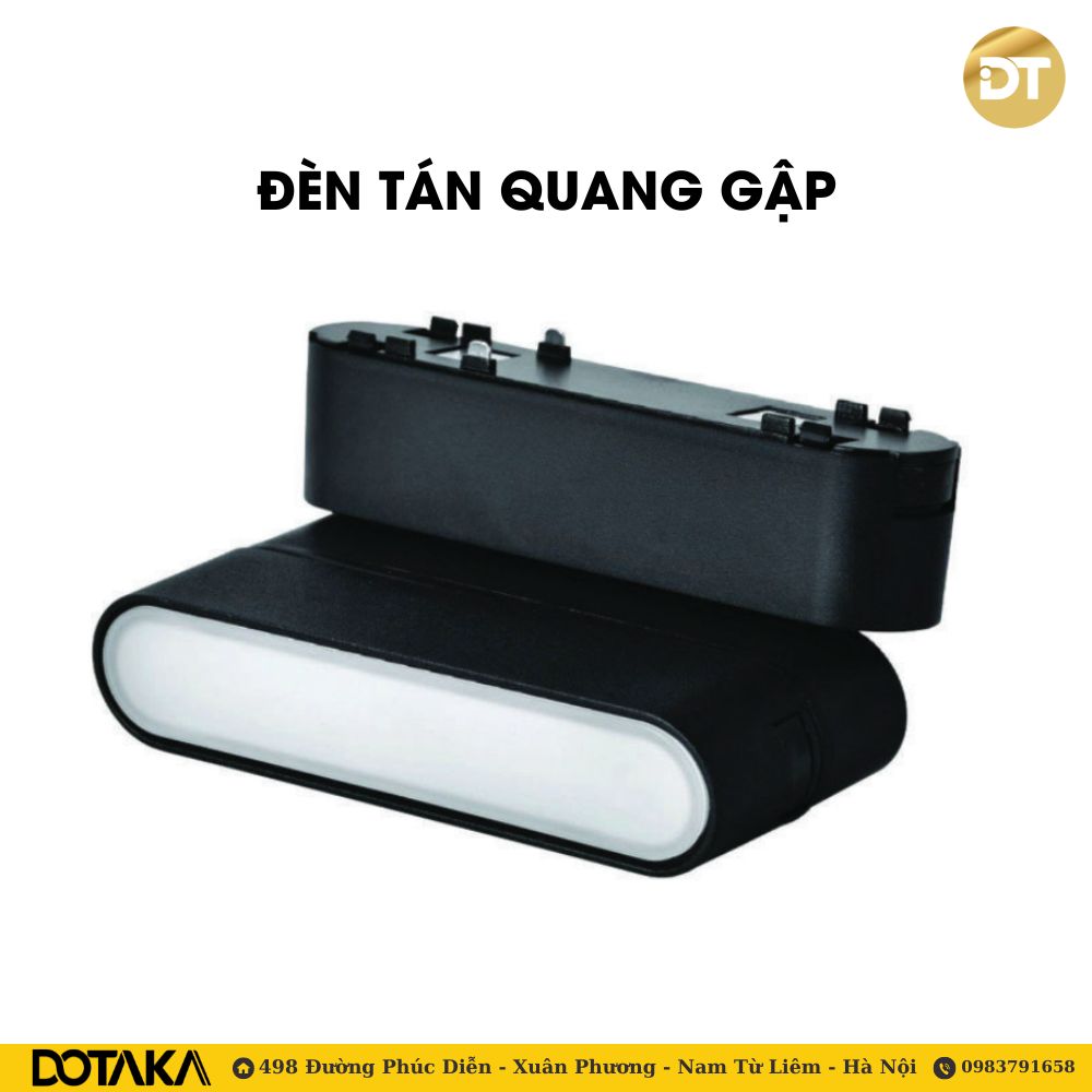 Đèn tán quang gập ray nam châm siêu mỏng Dotaka