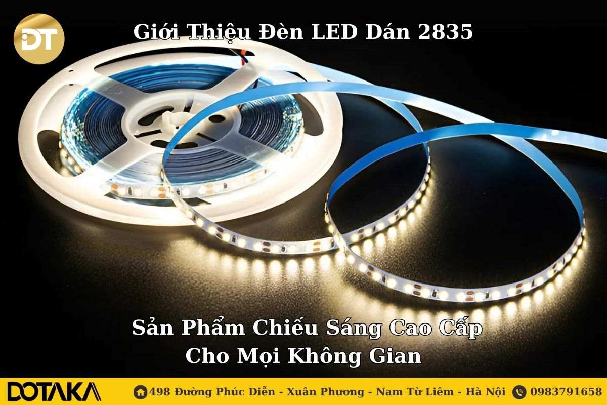 Giới Thiệu Đèn LED Dán 2835: Sản Phẩm Chiếu Sáng Cao Cấp Cho Mọi Không Gian