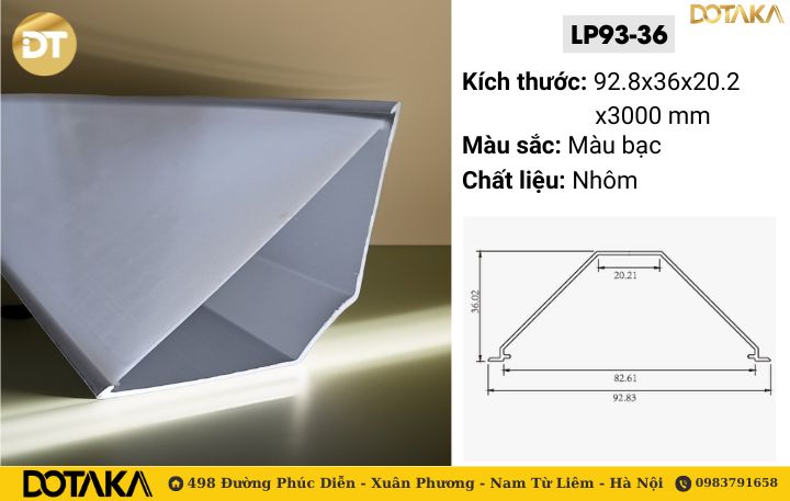 LP93-36 – Thiết Kế Độc Đáo Cho Không Gian Sáng Tạo