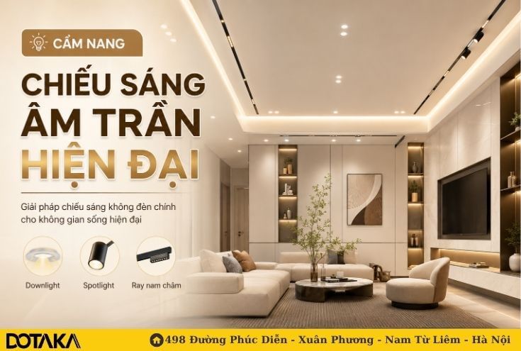 Cẩm Nang Chiếu Sáng Âm Trần Hiện Đại