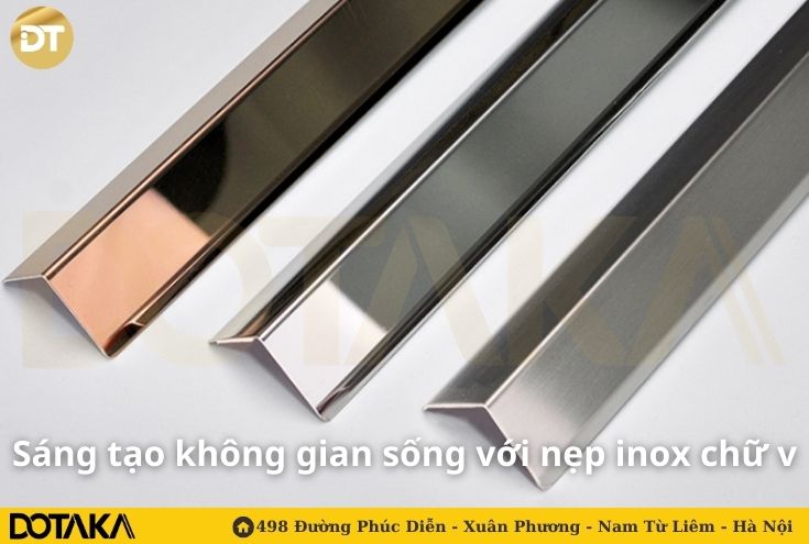 Sáng tạo không gian sống với nẹp inox chữ V