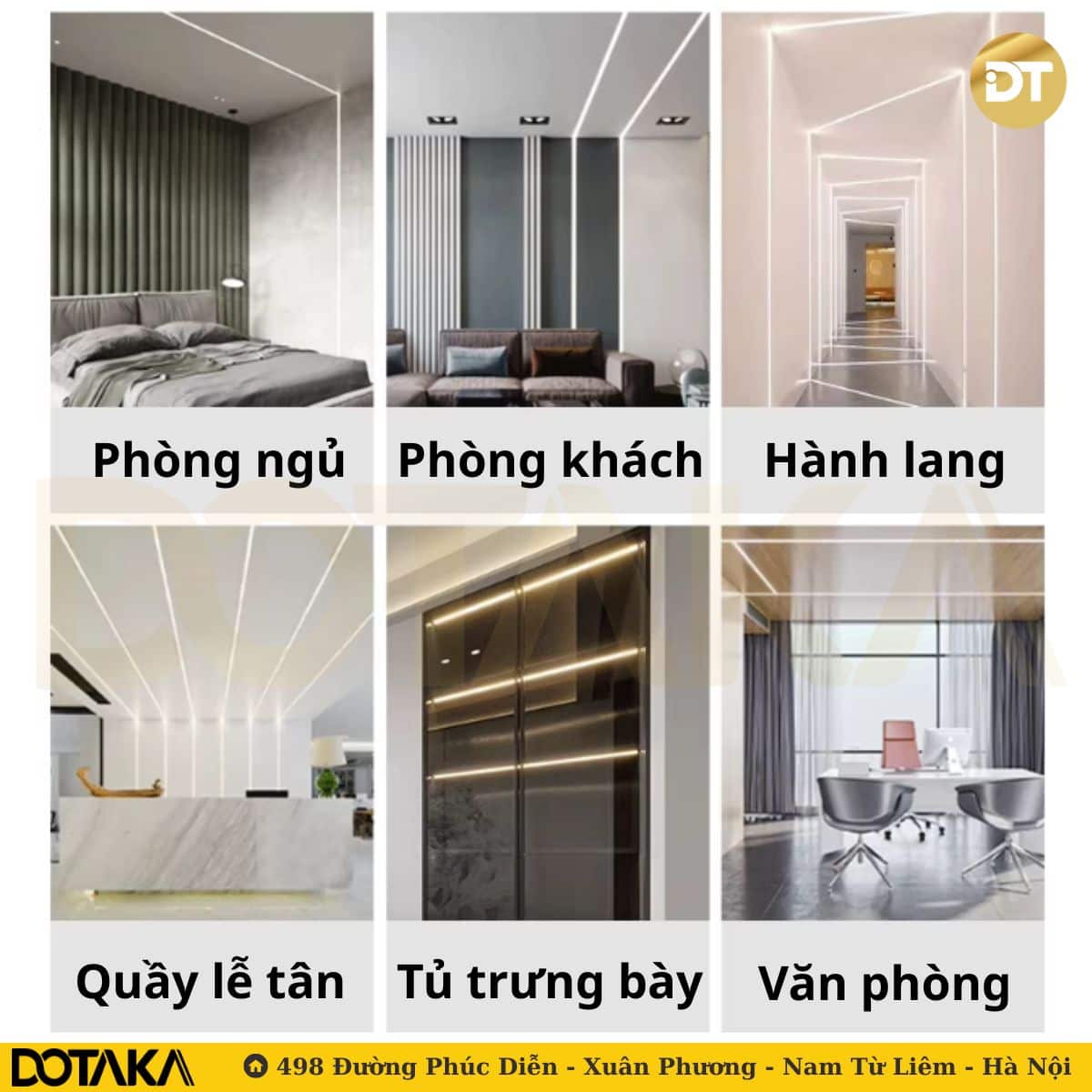 Ứng dụng thực tế trong nội thất và công trình