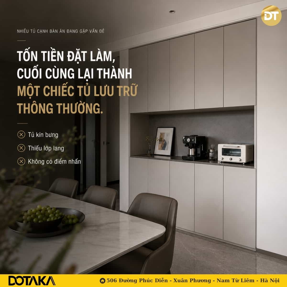 Đừng biến không gian thành nơi lưu trữ nhàm chán