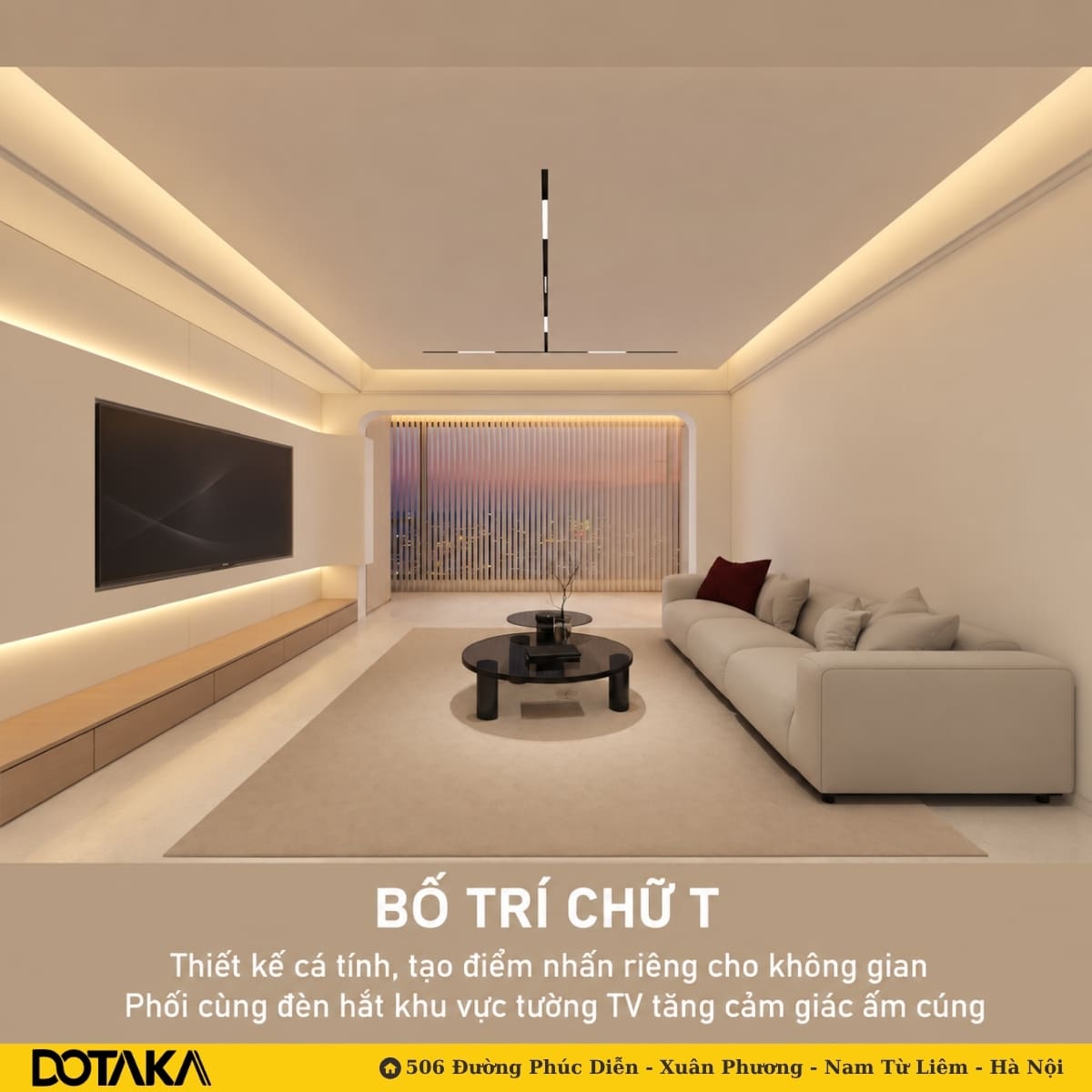 Bố trí chữ T