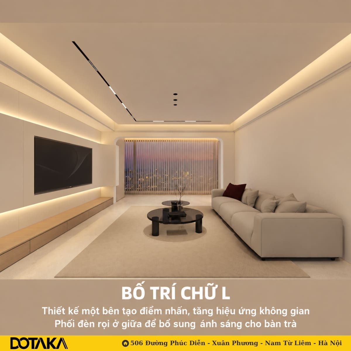 Bố trí chữ L