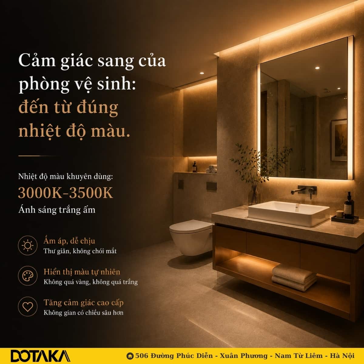 Chọn nhiệt độ màu không phù hợp