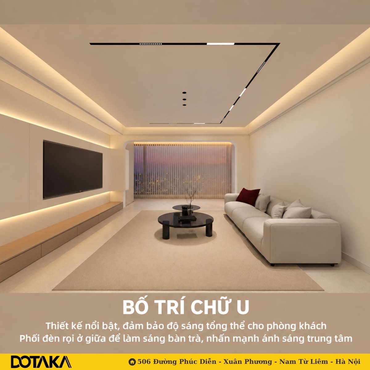 Bố trí chữ U