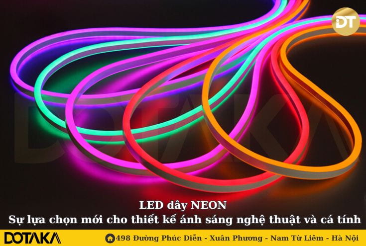 LED dây NEON: Sự lựa chọn mới cho thiết kế ánh sáng nghệ thuật và cá tính