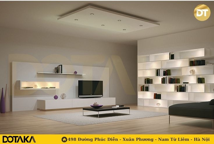 Ưu điểm của đèn LED chiếu sáng trần trong thiết kế nội thất