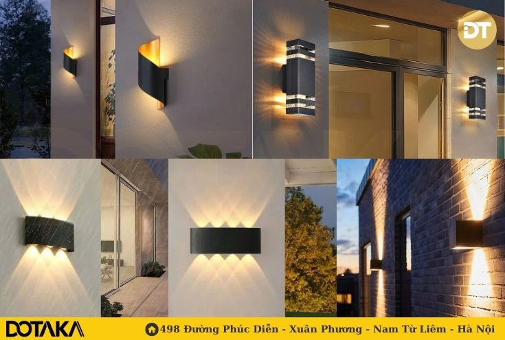 Ứng dụng đèn trang trí hắt tường