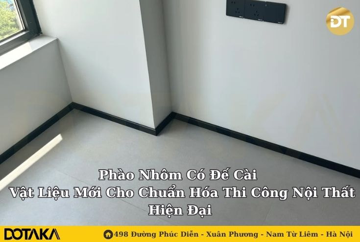 Phào Nhôm Có Đế Cài – Vật Liệu Mới Cho Chuẩn Hóa Thi Công Nội Thất Hiện Đại