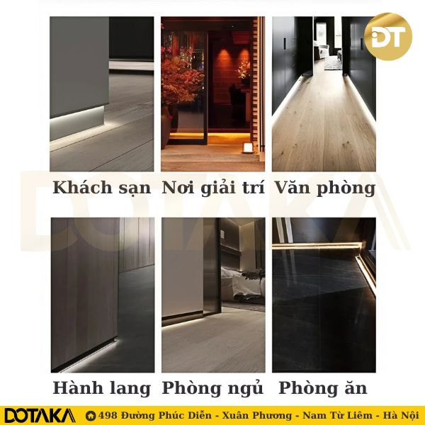 Ứng Dụng Thực Tế Trong Các Không Gian Nội Thất