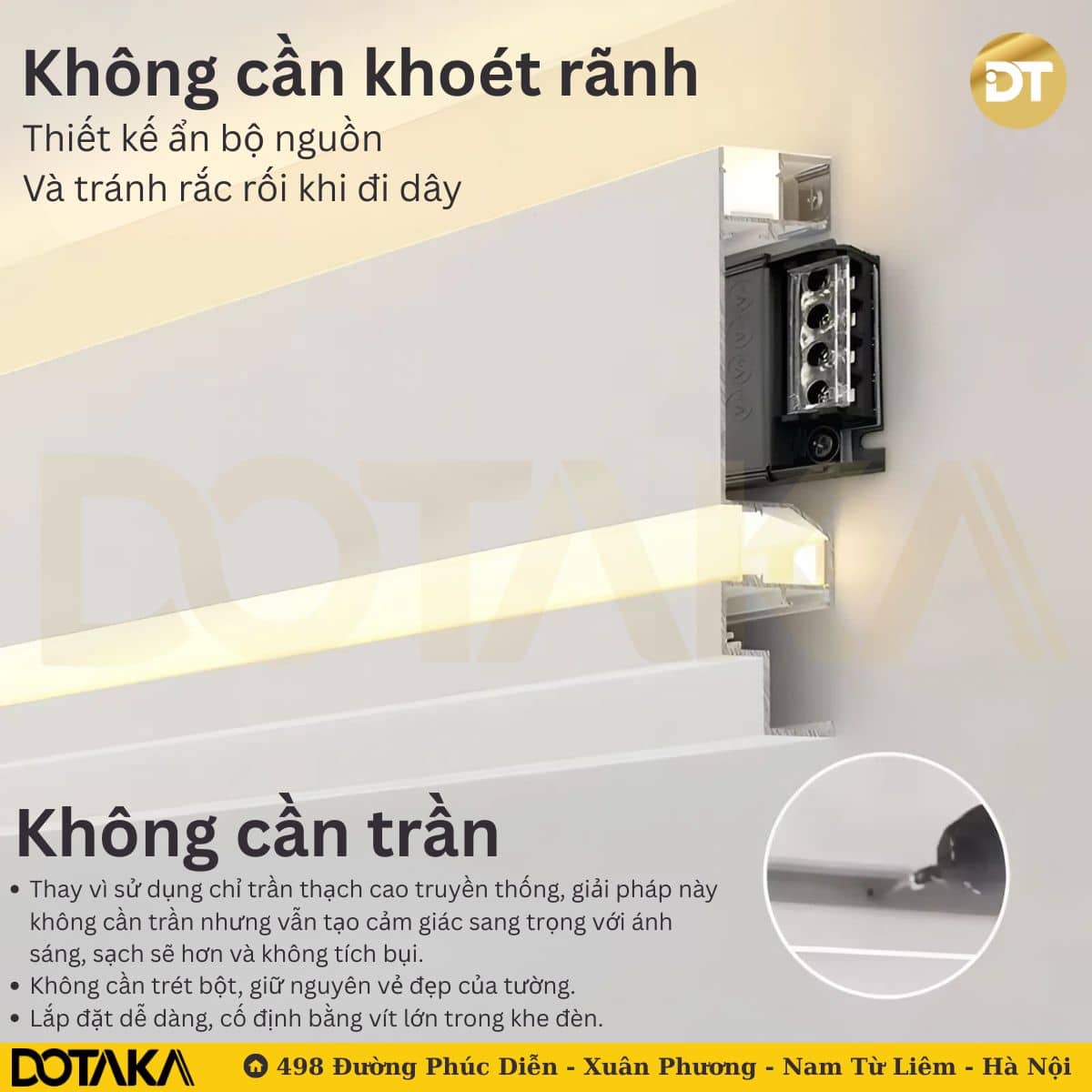 Thiết kế thông minh – Dễ dàng lắp đặt