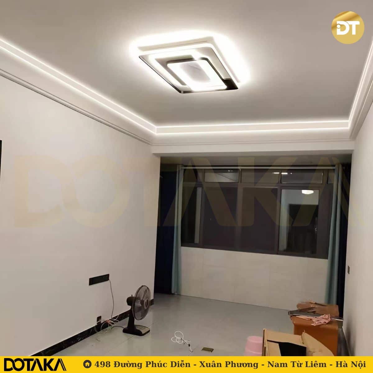 Thiết kế 2 mí LED cho ánh sáng sang trọng, đều và tinh tế