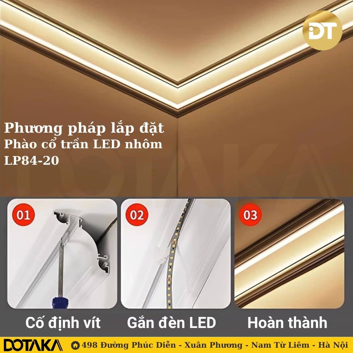 Lưu Ý Khi Lắp Đặt Phào Bo Cong LP84-20 – Thi Công Chuẩn Không Cần Sửa