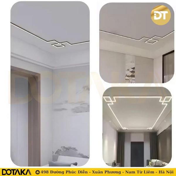 Lợi ích khi tối ưu hệ thống chiếu sáng với phào chỉ nhôm LED
