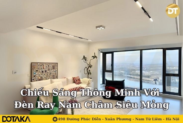 Chiếu Sáng Thông Minh Với Đèn Ray Nam Châm Siêu Mỏng