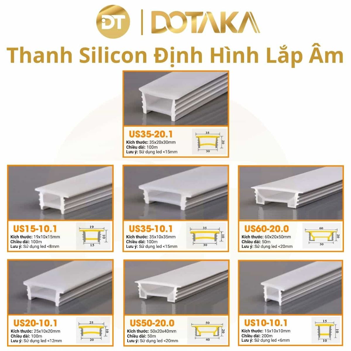 Thanh silicon âm – Giải pháp giấu ánh sáng tinh tế