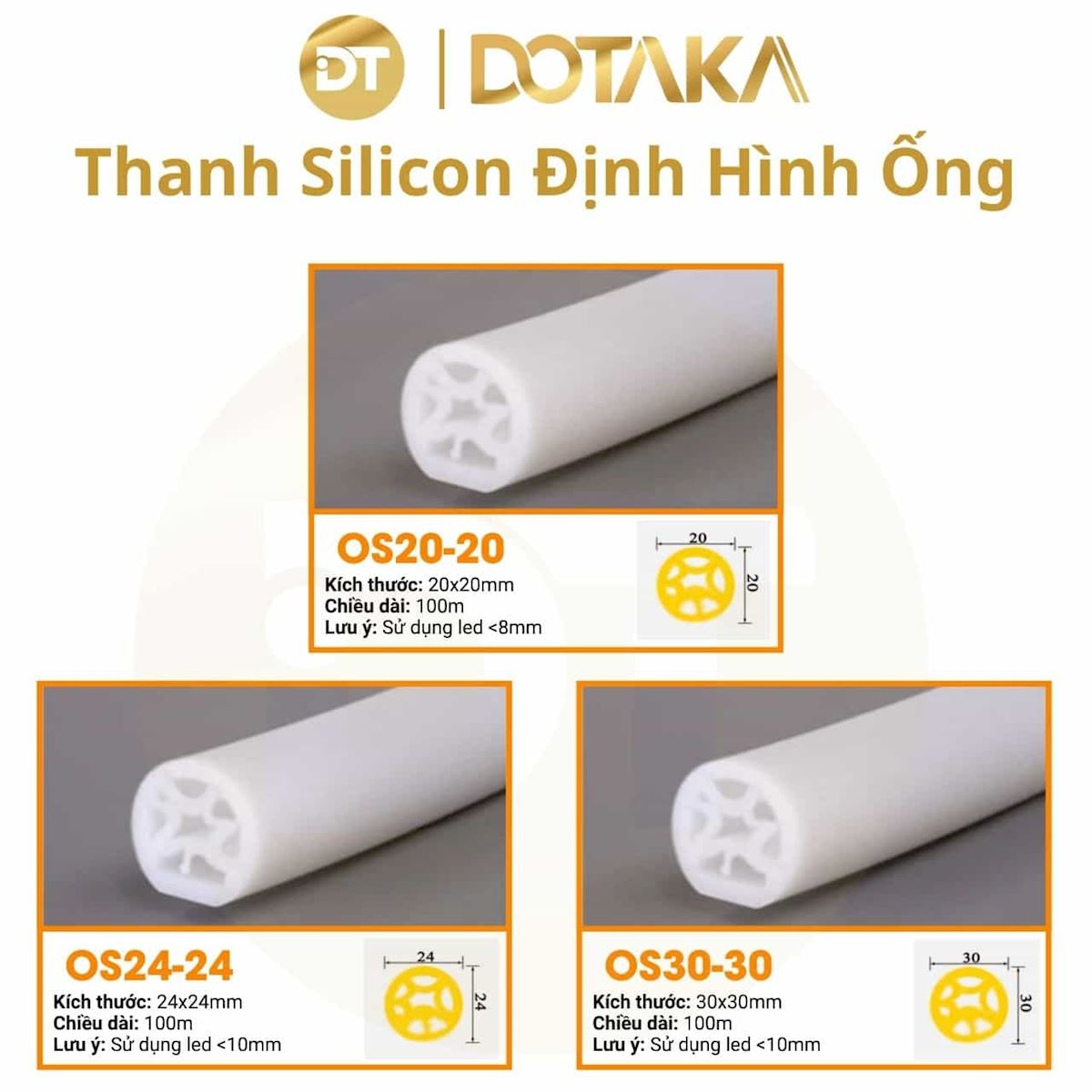 Thanh silicon ống – Tự do tạo hình không giới hạn